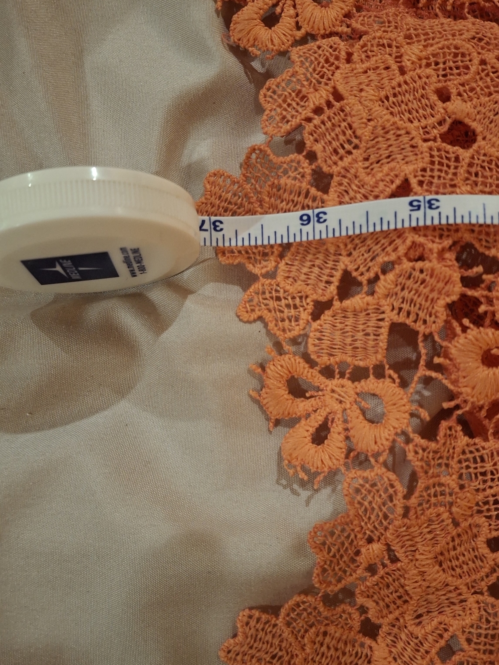 julia jordan Cream and Coral Lace Sheath Dress - Picture 9 of 16